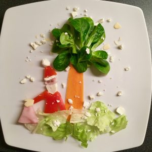Nikolaus aus Gemüse
