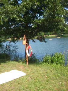 Rettungsring am Waldschwimmbad Rüsselsheim
