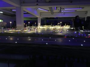 Miniatur Wunderland: Flughafen bei Nacht