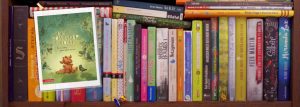 Cover „Ein komischer Vogel“ vor einem Bücherregal