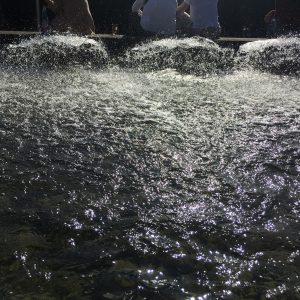 Springbrunnen auf der Agora.